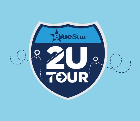 BlueStar 2U Tour  logo